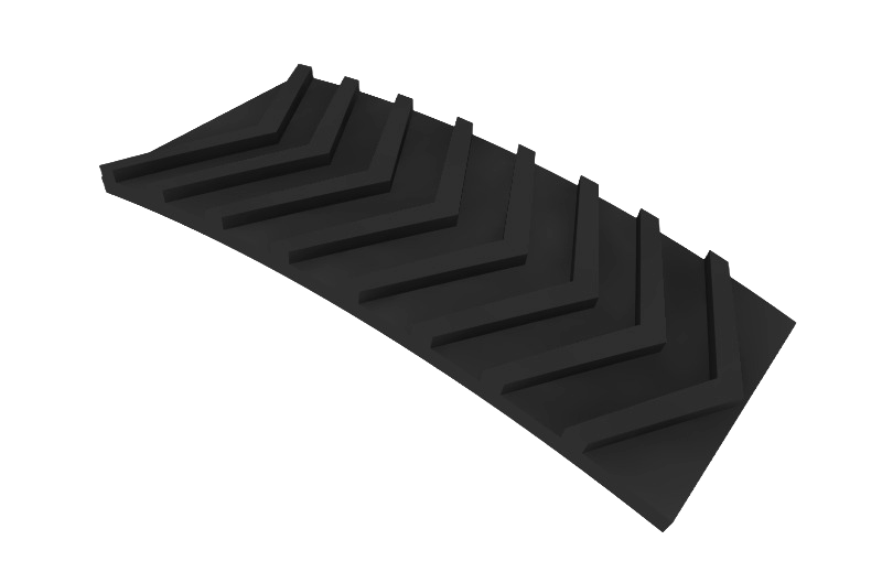 Chevron Conveyor Belt / Cleated Conveyor Belt